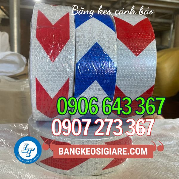 BÁN SỈ BĂNG KEO CẢNH BÁO MŨI TÊN 4F8 băng keo cảnh báo