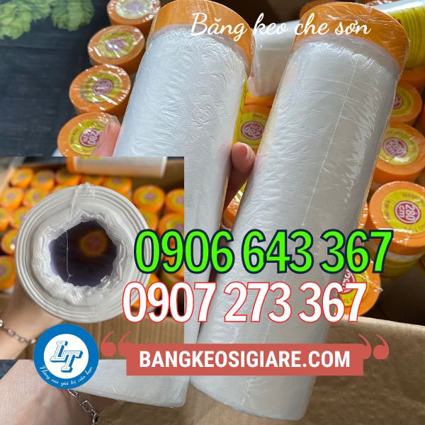 CƠ SỞ SỈ BĂNG KEO 1 MẶT, MÀNG NILON CHE BỤI, CHẮN SƠN băng keo chắn sơn giá rẻ
