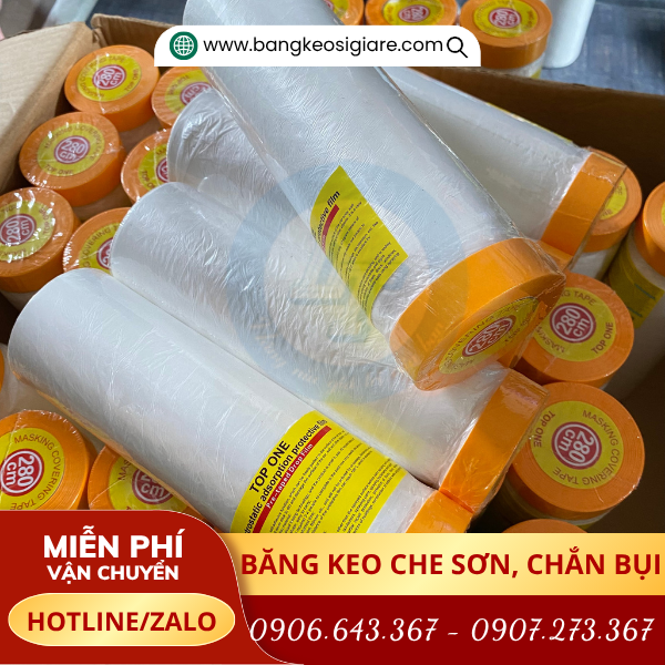 Màng nilon che sơn size 280cm Màng nilon che sơn size 280cm