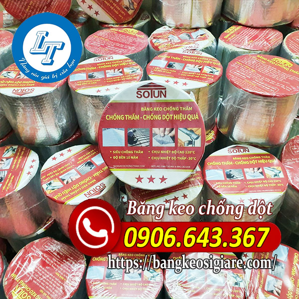 GIÁ BĂNG KEO CHỐNG DỘT TẠI BÌNH TÂN, BÌNH CHÁNH băng keo chống dột sotun