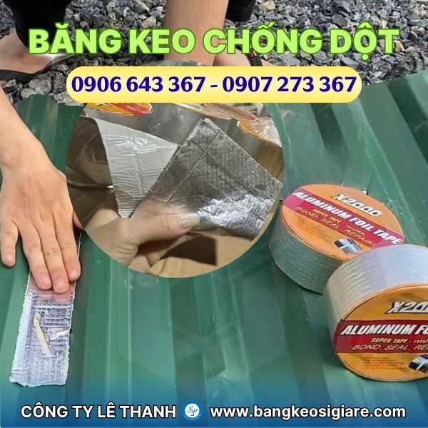 Băng keo chống dột X2000 giá sỉ, dán mái tôn chống thấm hiệu quả Băng keo chống dột X2000 dán mái tôn chống thấm