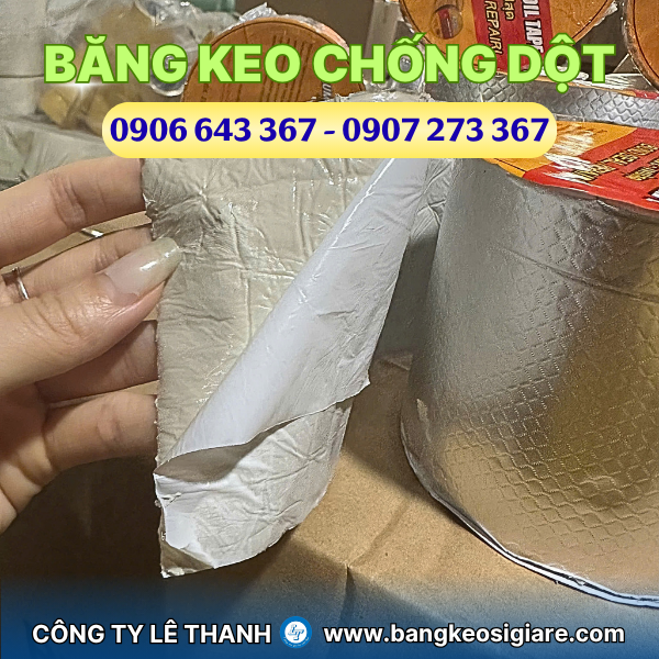Băng keo chống dột X2000 giá sỉ, dán mái tôn chống thấm hiệu quả Băng keo chống dột X2000 lớp keo ở giữa có màng bảo vệ keo
