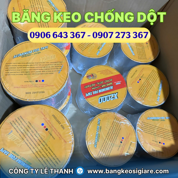 Băng keo chống dột X2000 giá sỉ, dán mái tôn chống thấm hiệu quả Băng keo chống dột X2000 đóng thùng số lượng lớn