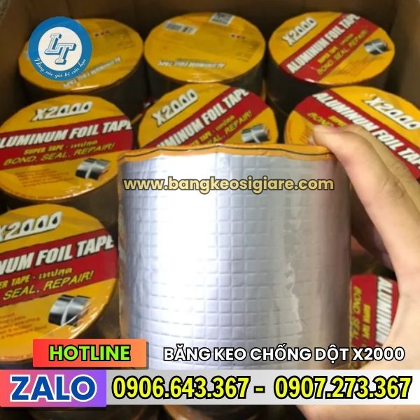 BĂNG KEO CHỐNG THẤM X2000 GIÁ RẺ BĂNG KEO CHỐNG THẤM X2000 GIÁ RẺ