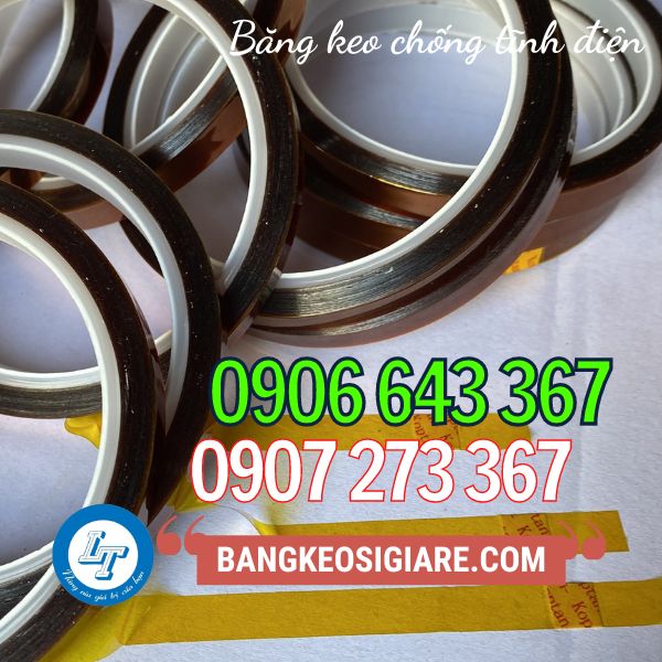 SỈ BĂNG KEO CHỐNG TĨNH ĐIỆN THEO CUỘN GIÁ TỐT NHẤT băng keo chống tĩnh điện 1f2