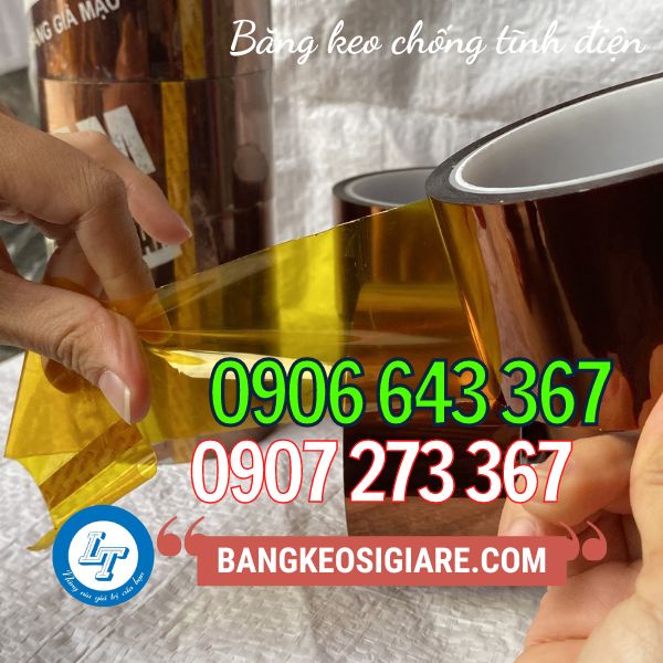 SỈ BĂNG KEO CHỐNG TĨNH ĐIỆN THEO CUỘN GIÁ TỐT NHẤT băng keo chống tĩnh điện 5f