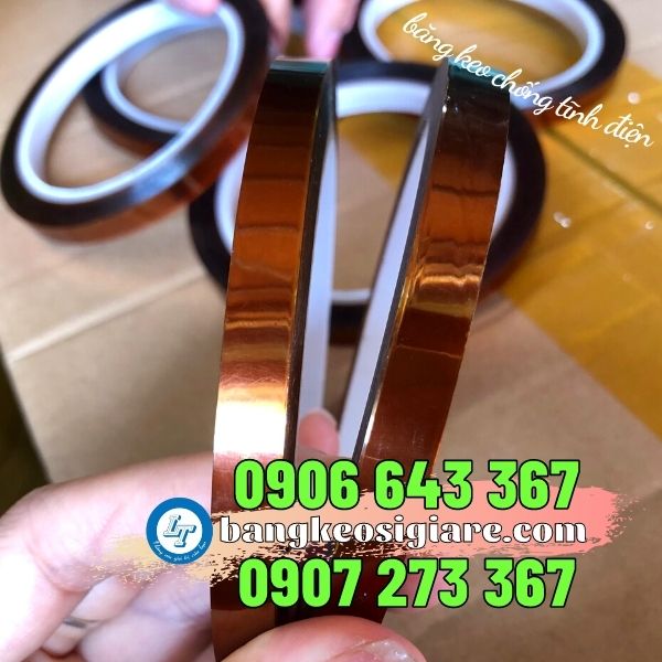 giá băng keo chống tĩnh điện chịu nhiệt 0.8mm băng keo chống tĩnh điện 8mm