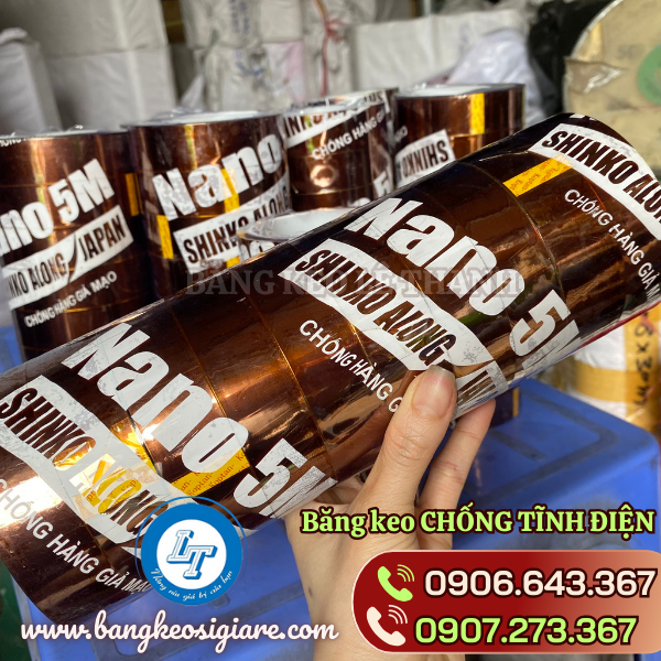 Băng keo chống tĩnh điện 10 cuộn/cây Băng keo chống tĩnh điện 10 cuộn/cây