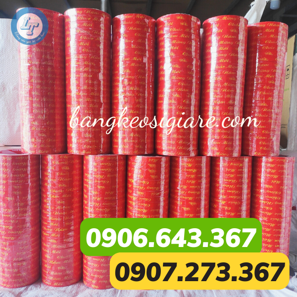 BĂNG KEO CHÚC MỪNG NĂM MỚI NỀN ĐỎ GIÁ SỈ TỐT BĂNG KEO CHÚC MỪNG NĂM MỚI NỀN ĐỎ