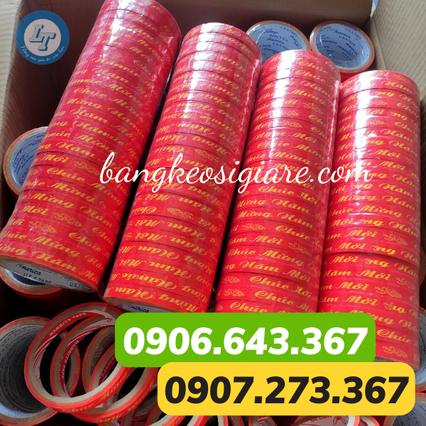 BĂNG KEO CHÚC MỪNG NĂM MỚI NỀN ĐỎ GIÁ SỈ TỐT BĂNG KEO CHÚC MỪNG NĂM MỚI NỀN ĐỎ