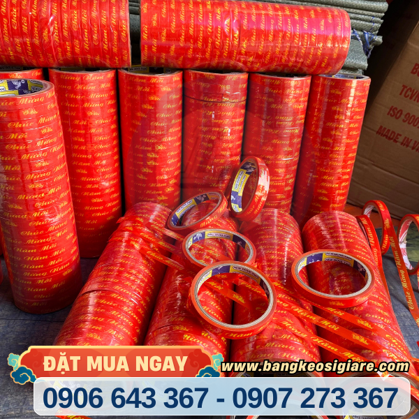 Mua băng keo chúc mừng năm mới Mua băng keo chúc mừng năm mới