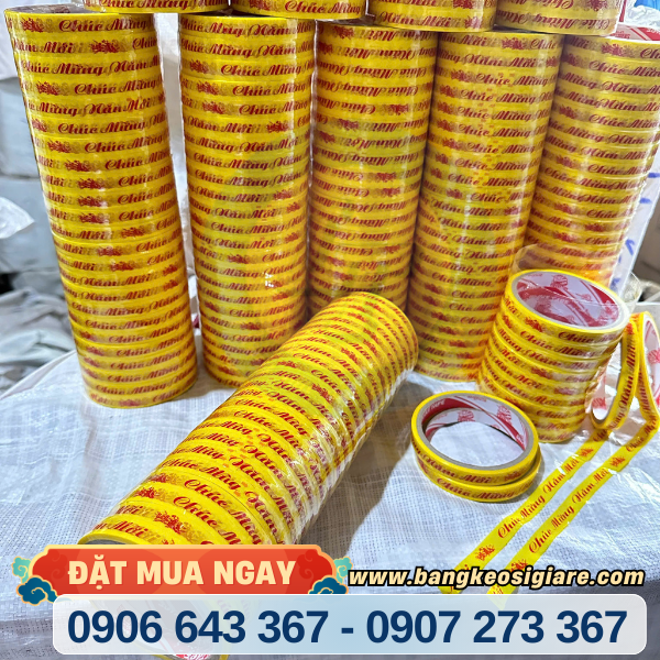 Mua băng keo chúc mừng năm mới Mua băng keo chúc mừng năm mới