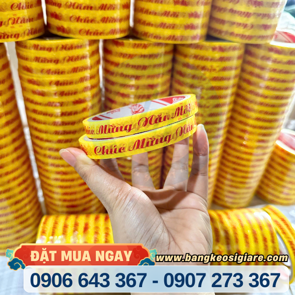 Mua băng keo chúc mừng năm mới Mua băng keo chúc mừng năm mới