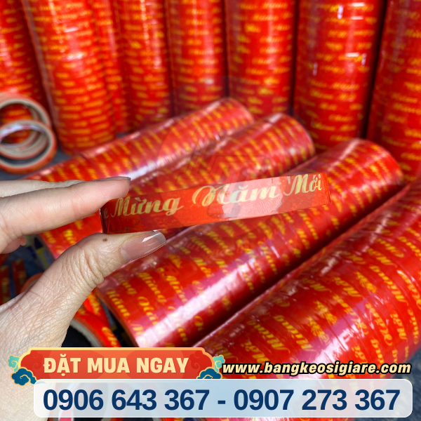 Mua băng keo chúc mừng năm mới Mua băng keo chúc mừng năm mới