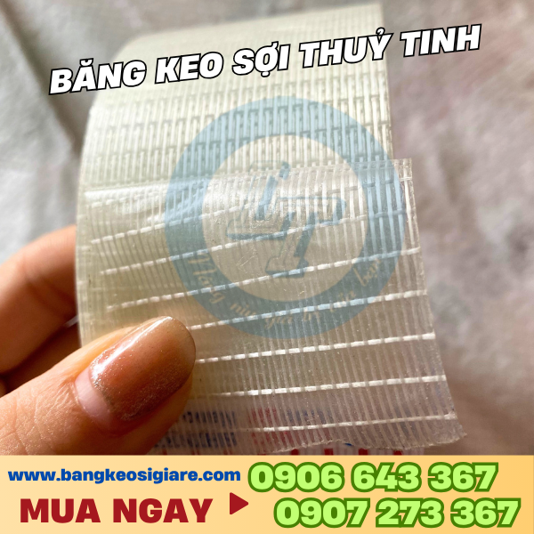 Cuộn băng keo cường lực sợi thủy tinh dán hàng nặng Cuộn băng keo cường lực sợi thủy tinh dán hàng nặng