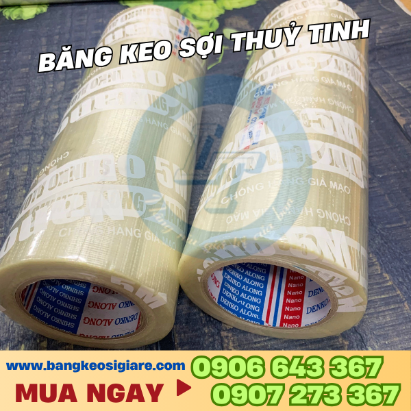 Cuộn băng keo cường lực sợi thủy tinh dán hàng nặng Cuộn băng keo cường lực sợi thủy tinh dán hàng nặng