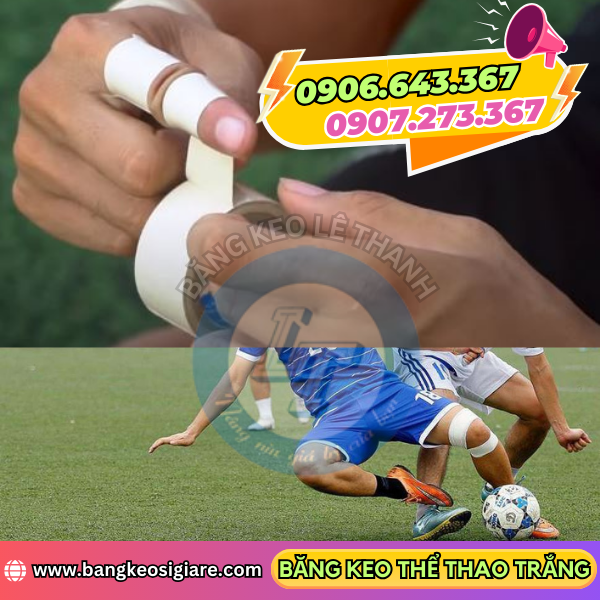 Băng keo thể thao quấn bảo vệ khớp tay, khớp chân Băng keo thể thao quấn bảo vệ khớp tay, khớp chân