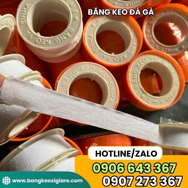 PHÂN PHỐI BĂNG KEO ĐÁ GÀ 10 CÂY/HỘP băng keo đá gà sợi cotton