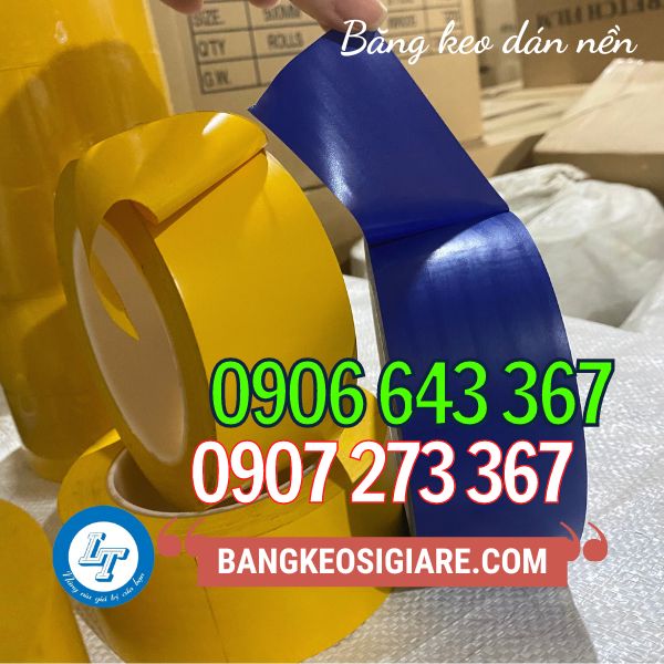 BĂNG DÍNH NỀN ĐA SẮC MÀU CÓ GIÁ TẠI XƯỞNG băng keo dán nền bền chắc