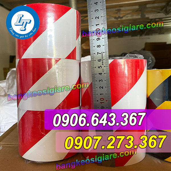 GIÁ SỈ BĂNG KEO DÁN NỀN SỌC TRẮNG ĐỎ 8F băng keo dán nền sọc trắng đỏ 8f