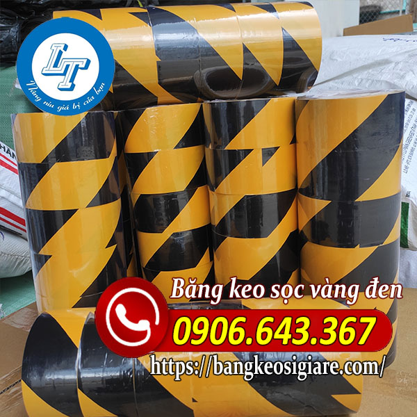 BĂNG KEO DÁN NỀN SỌC VÀNG ĐEN GIÁ HỢP LÝ băng keo dán nền cảnh báo