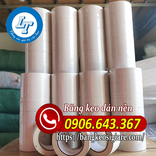 Băng keo dán nền, dán sàn giá sỉ TPHCM Băng keo dán nền màu trắng
