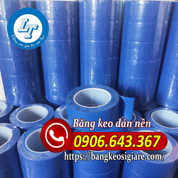 Băng keo dán nền, dán sàn giá sỉ TPHCM Băng keo dán nền xanh dương