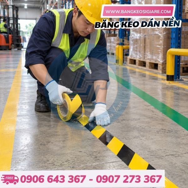 Băng keo dán nền chất lượng giá sỉ Băng keo dán nền chất lượng giá sỉ