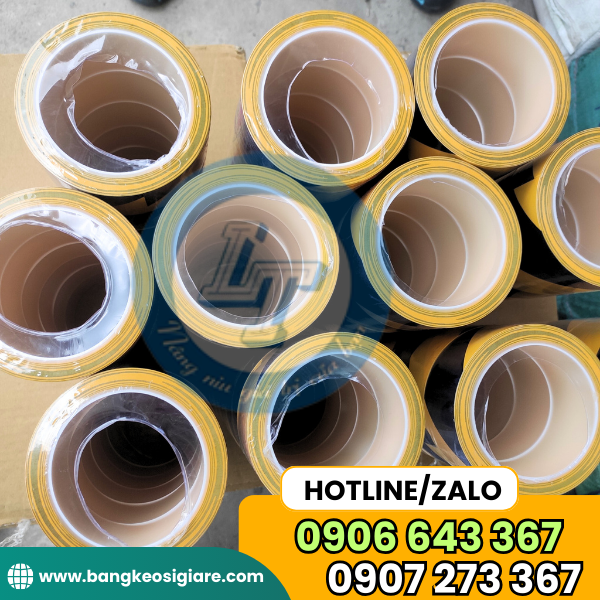 XƯỞNG BĂNG KEO DÁN NỀN CẢNH BÁO TẠI BÌNH CHÁNH băng keo dán nền lõi nhựa cứng
