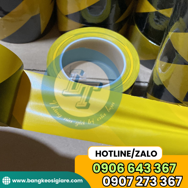 XƯỞNG BĂNG KEO DÁN NỀN CẢNH BÁO TẠI BÌNH CHÁNH băng keo dán nền chắc chắn