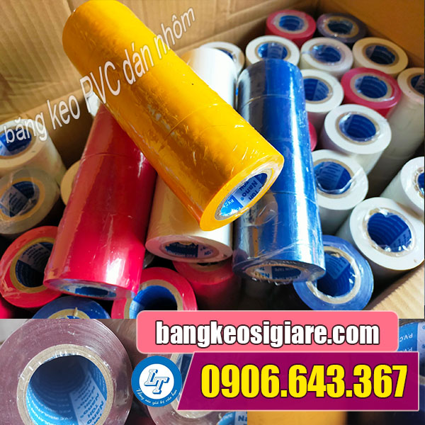 đầu mối băng keo dán nhôm đa kích thước, nhiều màu băng keo dán nhôm