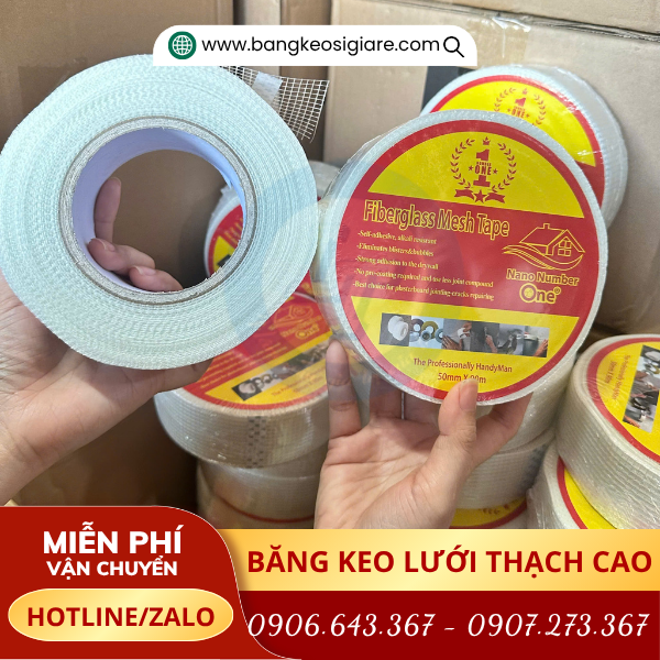 Băng keo lưới dán thạch cao chất lượng Băng keo lưới dán thạch cao chất lượng