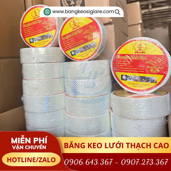 Băng keo lưới dán thạch cao sẵn ngay kho Băng keo lưới dán thạch cao sẵn ngay kho