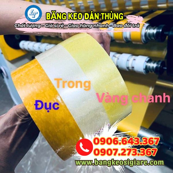 Nhà sản xuất băng keo dán thùng giá sỉ phân phối rẻ toàn quốc băng keo dán thùng bopp