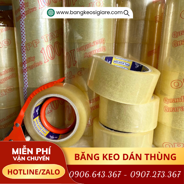 Băng keo trong màu trong suốt Băng keo trong màu trong suốt