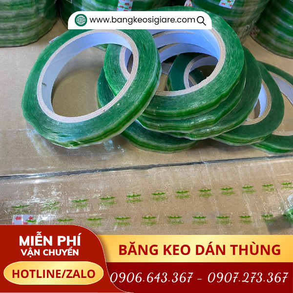 Băng keo in logo nền trong 1f2 Băng keo in logo nền trong 1f2