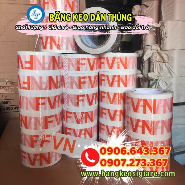 nhận báo giá các loại băng keo dán thùng băng keo dán thùng in chữ nền màu