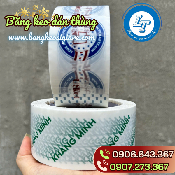 ƯU ĐÃI NĂM MỚI BĂNG KEO DÁN THÙNG GIÁ TỐT băng keo in logo