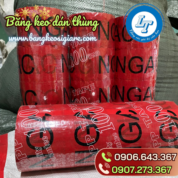 ƯU ĐÃI NĂM MỚI BĂNG KEO DÁN THÙNG GIÁ TỐT băng keo in chữ