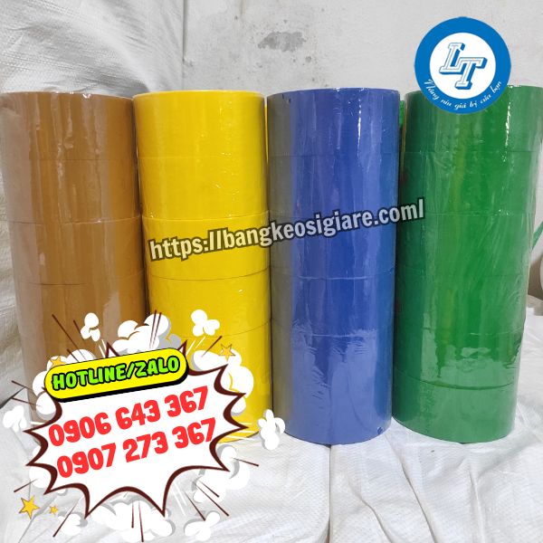 SẢN XUẤT BĂNG KEO DÁN THÙNG THÔNG DỤNG DÙNG DỊP TẾT băng keo dán thùng màu