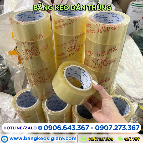 Băng keo trong 4f8 100 yard Băng keo trong 4f8 100 yard