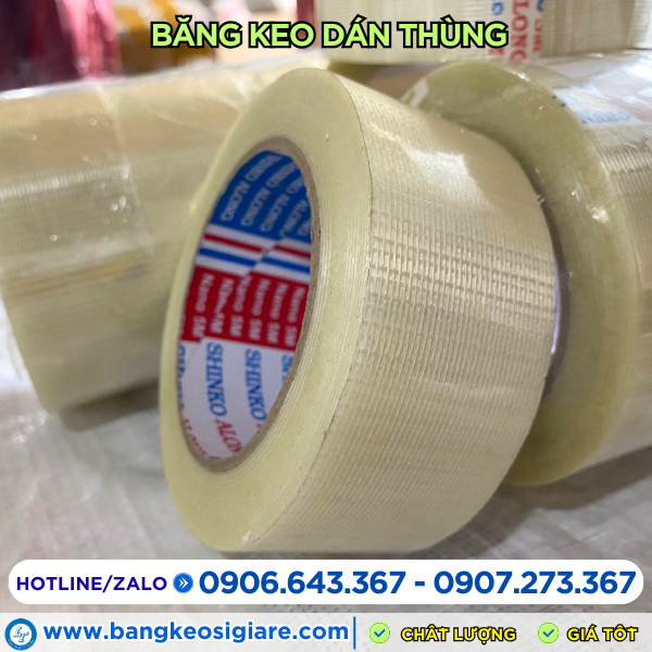 Băng keo sợi thuỷ tinh chắc chắn Băng keo sợi thuỷ tinh chắc chắn