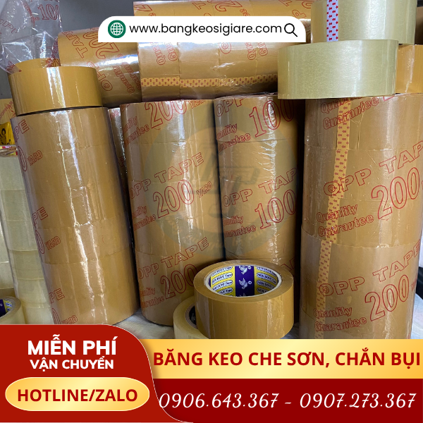 Băng keo trong đục chuyên dán thùng Băng keo trong đục chuyên dán thùng