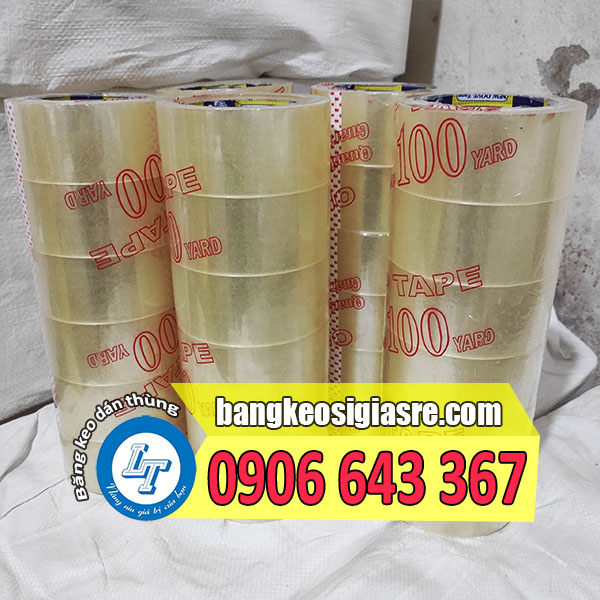 nhà cung cấp băng keo dán thùng carton giá sỉ miền Nam băng keo dán thùng loại trong