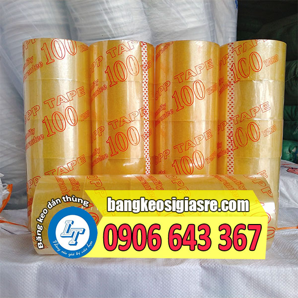 nhà cung cấp băng keo dán thùng carton giá sỉ miền Nam băng keo dán thùng vàng chanh