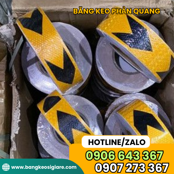 BĂNG KEO PHẢN QUANG IN MŨI TÊN BĂNG KEO PHẢN QUANG IN MŨI TÊN