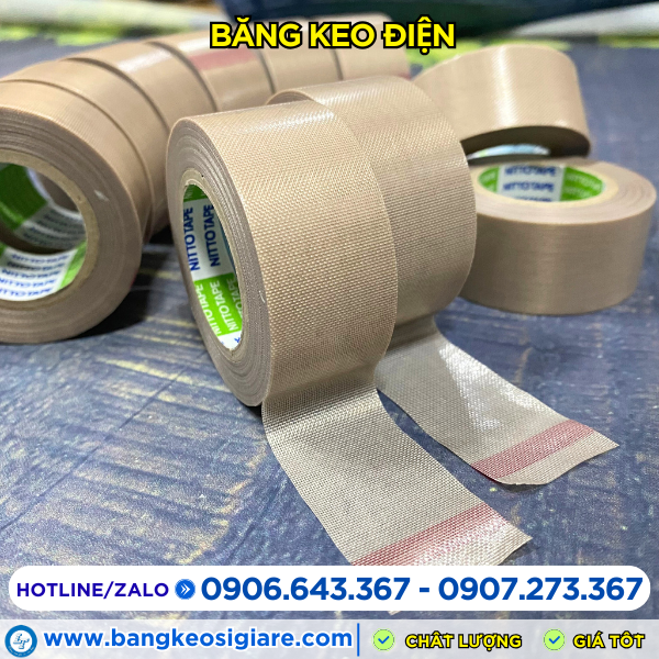 Băng keo điện nitto teflon Băng keo điện nitto teflon