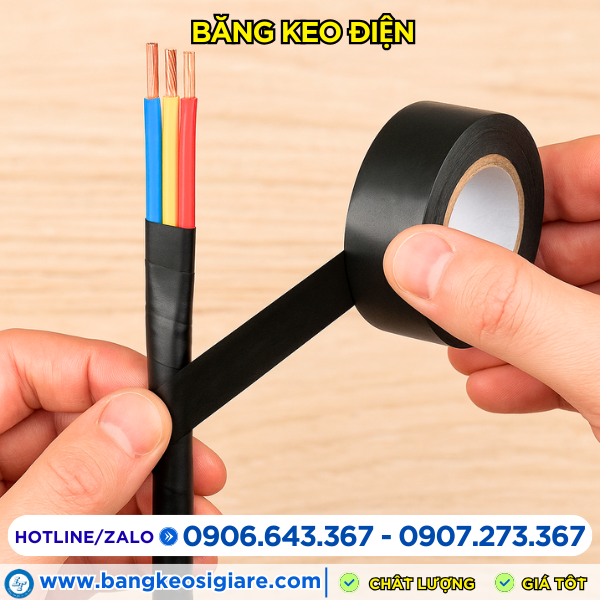 Băng keo điện quấn dây điện cách điện an toàn Băng keo điện quấn dây điện cách điện an toàn