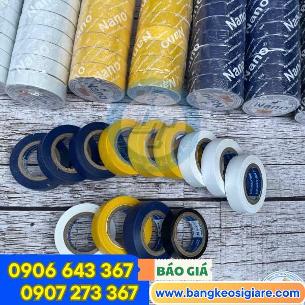 Băng keo điện nano nhiều màu Băng keo điện nano nhiều màu