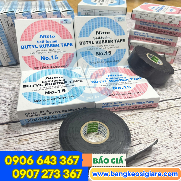 Băng keo điện nitto vỏ xanh và vỏ hồng Băng keo điện nitto vỏ xanh và vỏ hồng